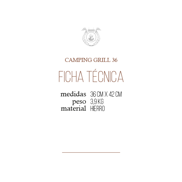 Camping Grill 36 FuegosJL Fuegos JL